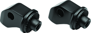 Kuryakyn Kuryakyn Splined Front Peg Adapter 15-20 Scout Satin Black - 8893