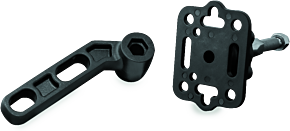 Kuryakyn Kuryakyn Standard Accessory Perch Mount Black - 1672