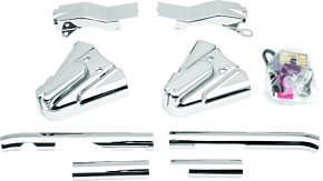 Kuryakyn Kuryakyn Swingarm Cover Kit - Unlighted 86-99 Softail Models Chrome - 8288