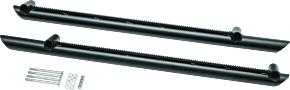 Kuryakyn Kuryakyn Takrak Nerf Bars-Pol Rngr Blk - 3447