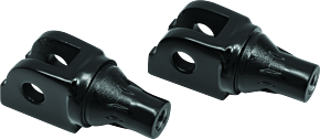 Kuryakyn Kuryakyn Taper Driver Peg Adaptor Black - 8948