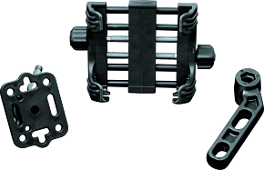 Kuryakyn Kuryakyn Tech Connect Device Holder Perch Mount Black Large - 1676