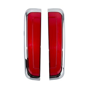 Kuryakyn Kuryakyn Tracer LED Rear Lights 09+ H-D Tri Glide - Red/Chrome - 20034-1