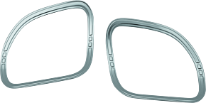 Kuryakyn Kuryakyn Tri-Line Speaker Accents For Road Glide Chrome - 7385