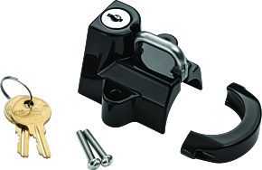 Kuryakyn Kuryakyn Universal Helmet Lock 1-1/4-1-1/2 Black - 4619