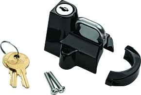 Kuryakyn Kuryakyn Universal Helmet Lock 7/8-1-1/4 Black - 4618