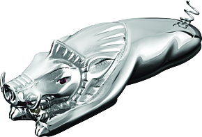 Kuryakyn Kuryakyn Wild Boar Fender Ornament Chrome - 9022