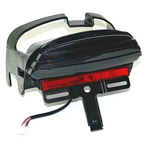 Letric Lighting Letric Lighting 08-13 Dyna Fat Bob FXDF Replacement LED Taillight - Smoked - LLC-DTL-SS