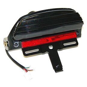 Letric Lighting Letric Lighting 2006+ FXST Model Softail Replacement LED Taillight - Smoked Lens Fits - LLC-STTL-SS