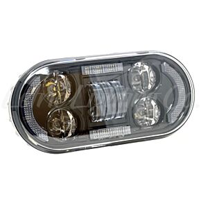 Letric Lighting Letric Lighting 21-23 Sportster S Black Premium LED Headlamp - LLC-LH-SS