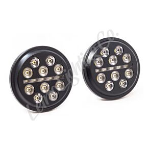 Letric Lighting Letric Lighting 4.5in Black Buck-Shot Indian - LLC-ILPL-BS