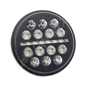 Letric Lighting Letric Lighting 5.75? LED Black Buck-Shot Style mini-multi Headlight - LLC-LHC-5B