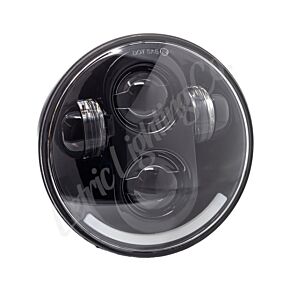 Letric Lighting Letric Lighting 5.75&quot; LED Black Premium Headlight - LLC-LH-5B