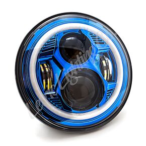 Letric Lighting Letric Lighting 7in Blue Led W/ Full Halo - LLC-CC-7B