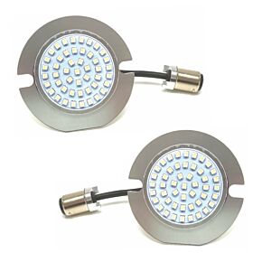 Letric Lighting Letric Lighting Flat Swtchbk Frnt 1157 Wt/Ab - LLC-FLI-7WAS