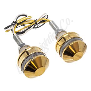 Letric Lighting Letric Lighting Grip Ind Lghts Brss Cp Wht/Amb - LLC-NBE-TS