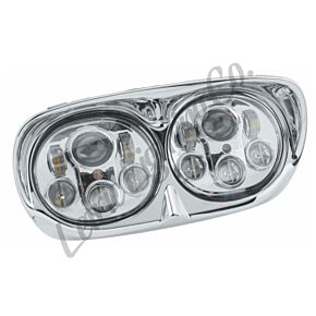 Letric Lighting Letric Lighting Led Hdlght Dual 5.75in Chr - LLC-LRHP-CC