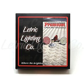 Letric Lighting Letric Lighting Premium Front Rear Turn Signal Combot Kit - White/ Amber & Red/Red - LLC-PPBK