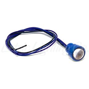 Letric Lighting Letric Lighting Royal Flush G2 LEDs Sealed Blue Anodized Body - Red/amber - LLC-RFNS-RA