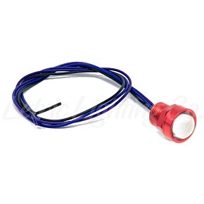 Letric Lighting Letric Lighting Royal Flush G2 LEDs Sealed Red Anodized Body - White/Amber Switchback - LLC-RFRS-WAS