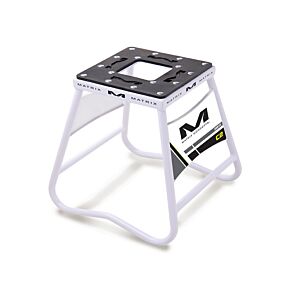 Matrix Concepts Matrix Concepts C2 Mini Steel Stand with Nameplate - White - C2M-100