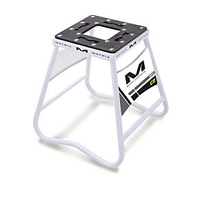 Matrix Concepts Matrix Concepts C2 Steel Stand with Nameplate - White - C2-100