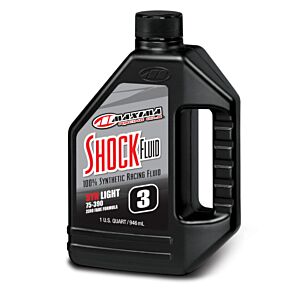 Maxima Maxima Performance Auto Racing Shock Fluid Light 75/390 3wt - Quart - 59-58932L