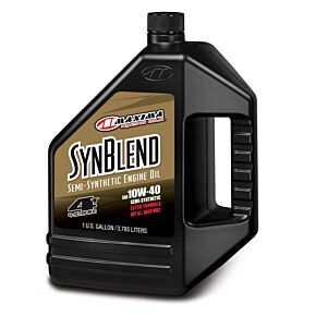 Maxima Maxima Syn Blend Ester 4T Semi-Synthetic 10W40 Engine Oil - 128oz - 349128B