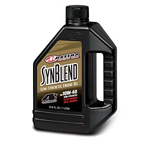 Maxima Maxima Syn Blend Ester 4T Semi-Synthetic 10W40 Engine Oil - 1L - 34901B