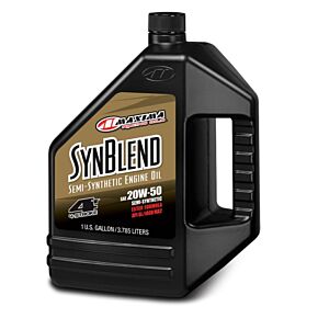 Maxima Maxima Syn Blend Ester 4T Semi-Synthetic 20W50 Engine Oil - 128oz - 359128B