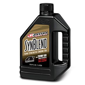 Maxima Maxima Syn Blend Ester 4T Semi-Synthetic 20W50 Engine Oil - 1L - 35901B