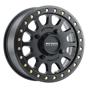 Method Wheels Method Wheels Method MR401 UTV Beadlock 15x6 / 5+1/53mm Offset / 4x136 / 106mm CB Matte Black Wheel - MR40156047551B