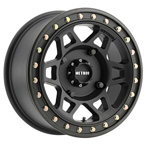 Method Wheels Method Wheels Method MR405 UTV Beadlock 15x7 / 5+2/38mm Offset / 4x136 / 106mm CB Matte Black Wheel - MR40557047552B