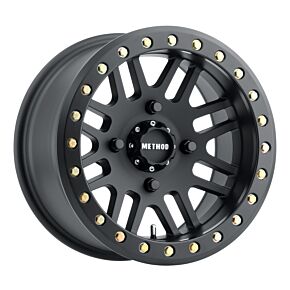 Method Wheels Method Wheels Method MR406 UTV Beadlock 14x8 / 4+4/0mm Offset / 4x136 / 106mm CB Matte Black Wheel - MR40648047544B