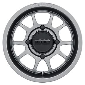 Method Wheels Method Wheels Method MR409 Bead Grip 15x10 / 5+5/0mm Offset / 4x136 / 106.25mm CB Steel Grey Wheel - MR40951047455