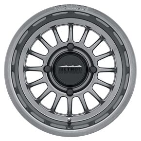 Method Wheels Method Wheels Method MR411 Bead Grip 14x7 / 4+3/13mm Offset / 4x156 / 132mm CB Gloss Titanium Wheel - MR41147046843