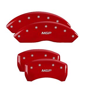 Mgp MGP Set of 4: Red finish, Silver MGP - 16240SMGPRD
