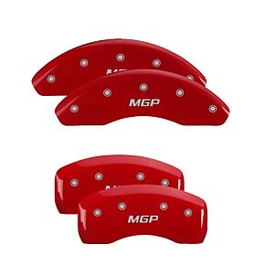 Mgp MGP Set of 4: Red finish, Silver MGP - 16244SMGPRD