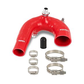 Mishimoto Mishimoto 2016+ Polaris RZR XP Turbo Silicone Intake J-Tube - Red - MMHOSE-RZR-16AIRD