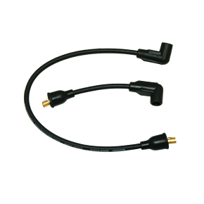 MOROSO Moroso 65-78 Harley-Davidson FL/FX Solid Stainless Core Wire Set - Black - 27289