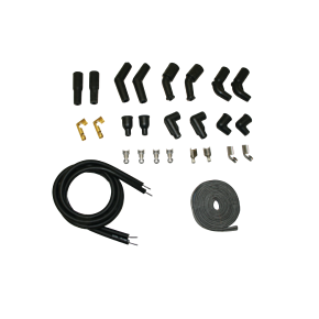 MOROSO Moroso 78-15 Harley-Davidson Universal Kit Sleeved Ultra 40 Wire Set - Black - 28321