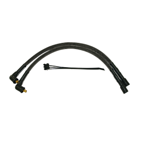 MOROSO Moroso 97-98 Harley-Davidson FLT/FLHT/FLHR/FLTR Sleeved Ultra 40 Wire Set - Black - 28315