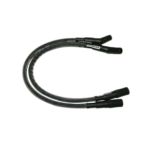 MOROSO Moroso 99-08 Harley-Davidson FLT/FLHT/FLHR/FLTR Sleeved Ultra 40 Wire Set - Black - 28285