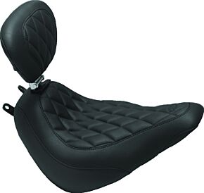 Mustang Motorcycle Mustang Motorcycle 13.5", Black Studded - 75579