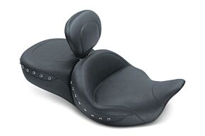 Mustang Motorcycle Mustang Motorcycle MMP 1 Piece with Driver Backrest Black Pearls - 79586