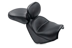 Mustang Motorcycle Mustang Motorcycle MMP 2 Piece Seat with Driver Backrest Original - 79541