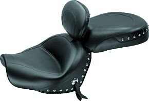 Mustang Motorcycle Mustang Motorcycle MMP 2 Piece with Driver Backrest Studs - 79570