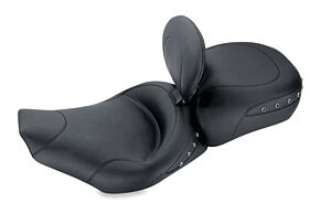 Mustang Motorcycle Mustang Motorcycle MMP Solo with Driver Backrest Black Pearls - 79102
