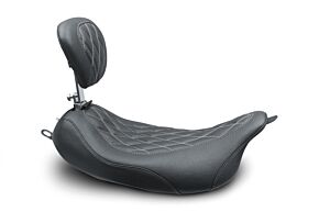Mustang Motorcycle Mustang Motorcycle MMP Solo with Driver Backrest Diamond - 79727GM