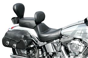 Mustang Motorcycle Mustang Motorcycle Mustang 00-07 Harley Softail Deuce Sissy Bar Pad (12 inch x 9 inch) - Black - 79082
